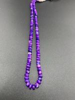 Perles de pierres précieuses Shu Jalai naturelles de qualité exclusive Rondelle lisse Sugilite de couleur bleu violet
