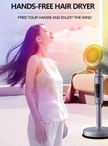 Venta Directa de Fábrica: Secador de Pelo Manos Libres con Iones Negativos, Ventilador Enfriador de Aire, Ventilador de Pie con Altura Ajustable, Ventilador Europeo VDE - Product Image 2