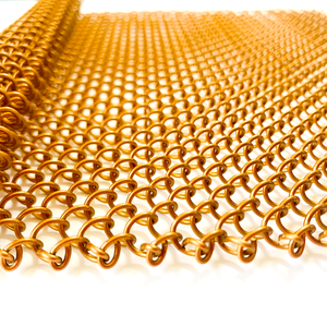 Màn trang trí trần nhà tùy chỉnh theo nhà máy, làm bằng hợp kim nhôm, chất liệu thép không gỉ, lưới mắt cáo kim loại - Product Image 3