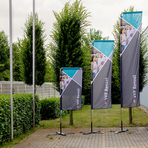 광고 사용자 정의 눈물 드롭 깃털 깃발 비행 눈물 깃발 해변 깃발 배너 - Product Image 5