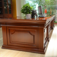 Bureau de direction élégant de style chinois, bureau moderne pour patron, bureau de luxe pour meubles de bureau