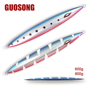 Jig métallique lenteur pour eaux profondes 600g 800g, appât lumineux pour poissons d'eau salée, bar, pour la pêche <span class=keywords><strong>en</strong></span> <span class=keywords><strong>mer</strong></span>, la pêche <span class=keywords><strong>en</strong></span> bateau et les zones <span class=keywords><strong>de</strong></span> pêche irriguées - Product Image 1