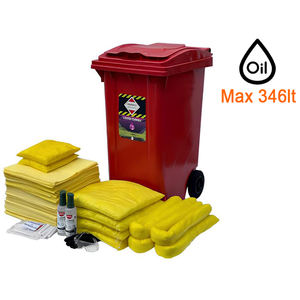 Carvel 580x735x1065mm <b>wheeled</b> <b>bin</b> with chemical absorbent material, 346lt - Product Image 6