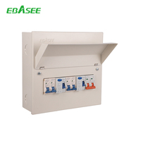 Boîte de distribution de carte électrique 56 module uk boîte de panneau de distribution électrique