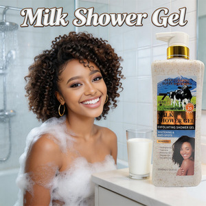 Gel de Ducha Exfoliante 7 Días White Treats Acne, Exfoliante de Leche Aclarante Rápido, Jabón Corporal Antibacterial 1000ml, Venta al por Mayor OEM - Product Image 2