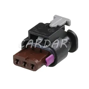 Conector de Radar de Marcha Atrás para Coche, Conector de Arnés de Cableado Eléctrico 4F0 973 703 A, 3 Pines, 1 Juego, para VW, Audi, Land Rover