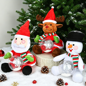 High Quality Handmade Nordic Cotton Dancing Santa Snowman Reindeer Doll Eco-Friendly Indoor Use Christmas <b>New</b> <b>Year</b> Gift Lovely - Product Image 1