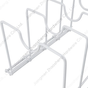 Metal <b>Pot</b> <b>Lid</b> Rack With Stand For Kitchen Utensil Storage Cutting Board Knife Board Organizer Square Modern Design - Product Image 4