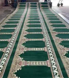 Tappeto di preghiera della moschea in Nylon tappeto di preghiera della moschea musulmano per il rotolo di preghiera della moschea
