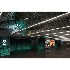 Panel de Acero Inoxidable ASTM 304 Serie 300 Personalizado ANN9876 con Patrón de Ondas de Agua para Decoración Interior y Exterior - Product Image 6