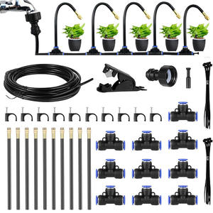 Kit d'irrigation par micro-pulvérisation 5/8 mm PE à connexion rapide, système d'arrosage automatique pour jardin extérieur, ensemble de tuyaux goutte-à-goutte - Product Image 1
