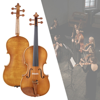 NAOMI Violin OEM for Italy Oil Varnish 4/4 Violin Antique Oil Varnish Fiddle Powerful Clear Tone