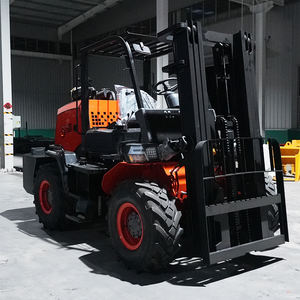 4x4 привод, компактный дизельный вилочный погрузчик 1,5 тонн, внедорожный вилочный погрузчик - Product Image 2