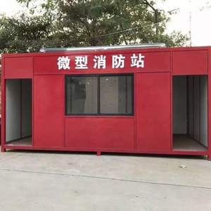 Sala di guardia mobile del capannone di vendita con struttura in acciaio prefabbricata per protezione di sicurezza - Product Image 2