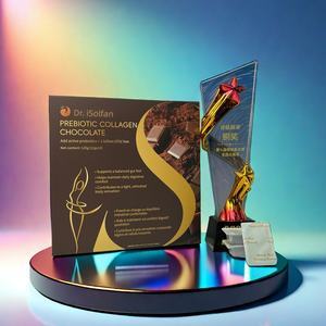 ดร. อิซอลฟาน ผลิตภัณฑ์ทำความสะอาดลำไส้ บำรุงระบบย่อยอาหาร ฮาลาล อาหารเสริม ขนมขบเคี้ยว ปราศจากน้ำตาล ใยอาหารสูง พรีไบโอติก คอลลาเจน รสช็อกโกแลต - Product Image 1