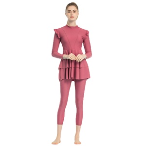 Maillot <span class=keywords><strong>de</strong></span> <span class=keywords><strong>bain</strong></span> musulman pour femmes Maillot <span class=keywords><strong>de</strong></span> <span class=keywords><strong>bain</strong></span> islamique burkini à couverture complète Maillot <span class=keywords><strong>de</strong></span> <span class=keywords><strong>bain</strong></span> 2 pièces Protection solaire Taille S-6XL - Product Image 1