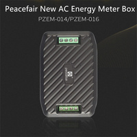 Medidor de Energía Monofásico CA Peacefair PZEM-016 220V 100A Voltímetro Vatímetro RS485 Modbus con CT de Núcleo Dividido y Medidor de kWh