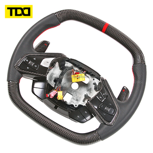 Volante de Fibra de Carbono Real Fabricado en Fábrica TDD para Chevrolet Corvette C8 16-19 - Product Image 2
