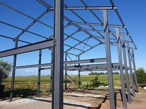 Taller de viga de acero en forma de H Estructura de acero Granja Cobertizo y almacén Modelo de procesamiento de soldadura Edificio <span class=keywords><strong>Iorn</strong></span> para fábrica - Product Image 6