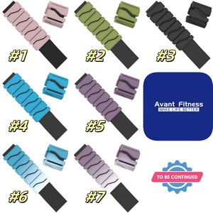 Bracelets lestés réglables de 1 lb, 2 lb, 4 lb, poids de cheville ajustables, exercices de fitness, ensemble de poids personnalisés en silicone pour cheville et poignet - Product Image 3