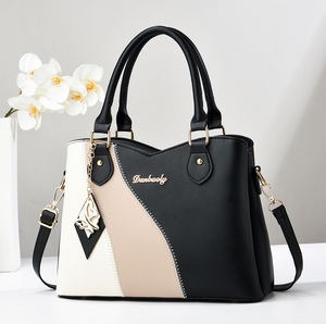 Korean Newest Trendy Women's Casual Tote Handbag Printed Lady Cartoon Pattern Zipper Closure Polyester Lining Hot Sale Rivet - Product Image 3