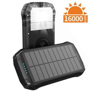 Chargeur solaire portable PD22.5W grande capacité 16000mAh, charge rapide USB, panneau solaire extérieur, batterie lithium haute performance - Product Image 2