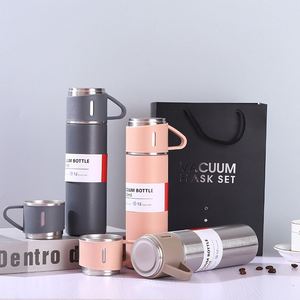 500ml Hot Sale Thermos <b>Flask</b> Set Thermos Cup Vacuum <b>Flask</b> Gift Set Stainless Steel Water <b>Bottle</b> Set - Product Image 2