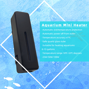 Le plus récent 25/50/100W <span class=keywords><strong>Mini</strong></span> taille <span class=keywords><strong>Aquarium</strong></span> chauffage numérique affichage de la température fil contrôle réservoir de poissons chauffe-eau - Product Image 2