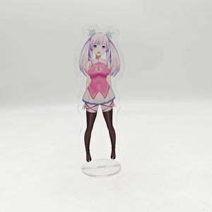 Estante de acrílico transparente de pie de Anime impreso personalizado para decoración del <span class=keywords><strong>hogar</strong></span> para exhibición de exposición de plástico-Pretty Girl - Product Image 5