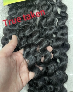 Tùy Chỉnh Bao Bì Ý Curl 2 Bó <span class=keywords><strong>Crochet</strong></span> Bện Tóc Set 18Inch Cao Cấp Tổng Hợp Dệt Curl Bím Tóc Giống Như Tóc Con Người - Product Image 4