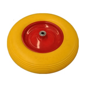 Neumático Antipinchazos 3.50-8 4.00-8, Ruedas de Espuma de PU para <span class=keywords><strong>Carretilla</strong></span> con <span class=keywords><strong>Eje</strong></span> - Product Image 3