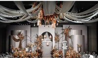 Drapé de plafond de mariage en tissu de mousseline de soie blanche pour événements, fêtes, banquets, draperies pour cérémonie, scène, toit, décoration d'hôtel