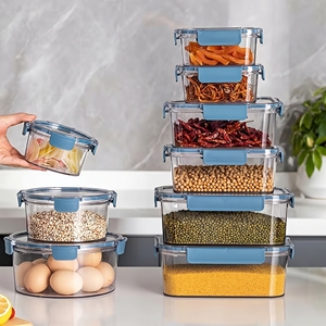 Récipients de conservation des aliments <span class=keywords><strong>en</strong></span> <span class=keywords><strong>verre</strong></span> à spécifications multiples Récipients de préparation de repas <span class=keywords><strong>en</strong></span> <span class=keywords><strong>verre</strong></span> Boîte à lunch <span class=keywords><strong>en</strong></span> <span class=keywords><strong>verre</strong></span> pour la cuisine empilable - Product Image 1