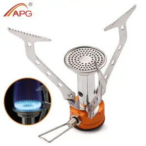 Camping Kitchen Cooking Accessories Portable Small Gas Stove furnace end For Travel Portable Gas gasoline Stove Korea