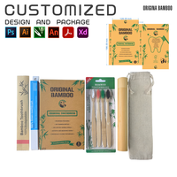 Nouvelle Arrivée Fournisseur En Gros Jetable DIY Paquet Personnalisé Poignée Sac En Papier Boîte Peigne Ensemble Kit Voyage Hôtel Brosse À Dents
