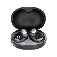 Nouveaux écouteurs intra-auriculaires TWS S72 V6.0 à succès avec grande autonomie, affichage numérique, étanchéité IPX4 et chipset JL