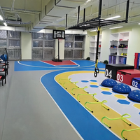Sol sportif en vinyle Runsure à faible teneur en COV, solution d'installation rapide pour salle de danse, insonorisation 22 dB, édition spéciale Philippines, garantie 10 ans