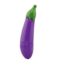 Clé USB en forme d'aubergine de dessin animé 1 Go 2 Go 4 Go 8 Go 2.0 Clé mémoire 16 Go 32 Go 64 Go 3.0 Clé USB Cadeau
