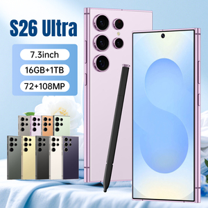 Smartphone <span class=keywords><strong>Samsun</strong></span> S26 Ultra 5G, Schermo HD da 7,3 Pollici, Deca Core, Ultimo Android 15, Telefono Mobile OLED 5G, Edizione Globale - Product Image 1