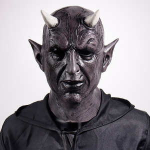 Máscara <span class=keywords><strong>de</strong></span> Cabeza <span class=keywords><strong>de</strong></span> Zombi para Halloween, Aterradora, con Cabello Rojo, Payaso Malvado, Sangrienta, Máscara Facial Completa para Fiestas, Material <span class=keywords><strong>de</strong></span> Látex, para el <span class=keywords><strong>Terror</strong></span> Clásico <span class=keywords><strong>de</strong></span> Halloween - Product Image 4