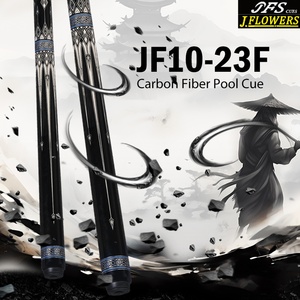 ไม้คิวคาร์บอนไฟเบอร์ Jflowers JF10-23BF หุ้มหนัง ขนาด 12.5 มม. ไม้คิวบิลเลียดแบบ Low Deflection พร้อมชุดเคส - Product Image 2