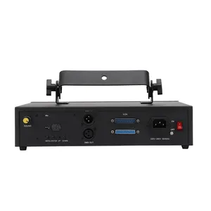 KM-LA2000RGB Mini profesyonel projektör programlanabilir disko DMX sahne gösterisi animasyon lazer 2W lazer ışığı projektörü