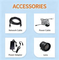 Caméra de surveillance GigE à balayage de zone MV-CU004-10GM/GC 0,4 MP 1/2,9" CMOS
