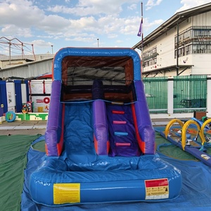 Thiết kế mới 3m * 5m thương mại ngoài trời trượt bơm hơi <span class=keywords><strong>bouncy</strong></span> trượt khô cho trẻ em thiết bị chơi nước bơm hơi - Product Image 4