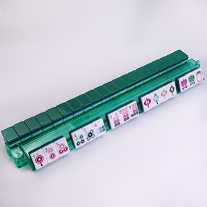 Classic Premium Acrylic Cloisonne Inspired Luxury Style 160 Tiles Mah Jongg <b>Set</b> for Board Game Club - Product Image 3