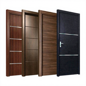 Günstige Fire Exit Material Teak Modelle Interieur Holz Feuerfeste Tür Türgriffe mit Schloss Innentüren - Product Image 1