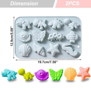 Yongli Moldes <span class=keywords><strong>de</strong></span> <span class=keywords><strong>silicona</strong></span> para chocolate con tema marino <span class=keywords><strong>de</strong></span> insectos <span class=keywords><strong>animales</strong></span> <span class=keywords><strong>Molde</strong></span> <span class=keywords><strong>de</strong></span> jabón hecho a mano Gummy Ice Cube Crayon Pastelería Bakin - Product Image 5