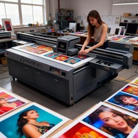 Imprimante UV à plat de qualité industrielle 6090 XP600 avec système de pression négative en option pour affiches publicitaires