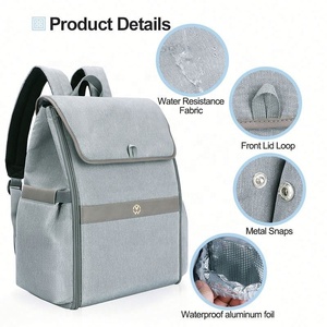 Nueva cuna de viaje 3 en 1, cama de bebé plegable, mochila, estación de cambio de pañales portátil, bolsa de pañales - Product Image 6