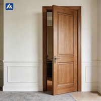 Texture au toucher chaleureux, mélange parfait de portes en bois à grain naturel classique avec un intérieur rétro chinois